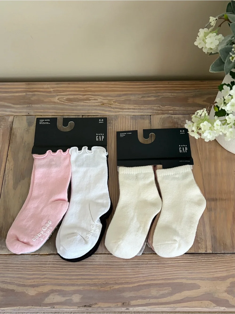 Baby Gap Lot of Girl’s Socks - 2 sets ✨🆕